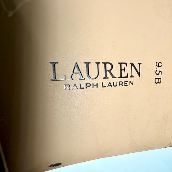 Lauren Ralph Lauren Briele Brown Leather Boots US 9.5 B - Picture 16 of 16